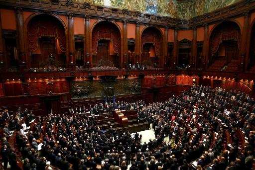 Italienisches Parlament: Abgeordnetenhaus in Rom