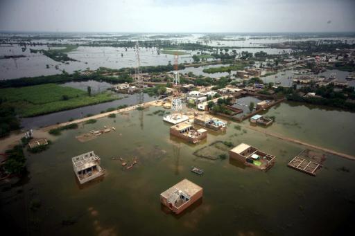 Große Teile Pakistans stehen unter Wasser (16.September)