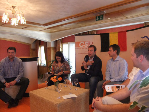 Parteikongress der CSP in Meyerode