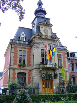 Das Rathaus von Malmedy