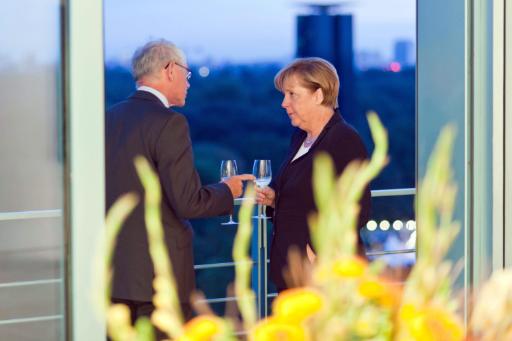 Bundeskanzlerin Angela Merkel (CDU) und EU-Ratspräsident Herman van Rompuy im Kanzleramt in Berlin (5.9.2011)