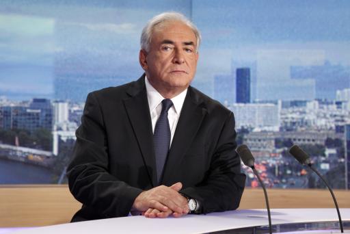 Fernsehauftritt von Dominique Strauss-Kahn bei TF1 am 18. September)