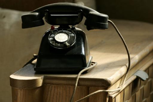 Königin Elisabeths Telefon in ihrem Arbeitszimmer auf Schloss Laeken