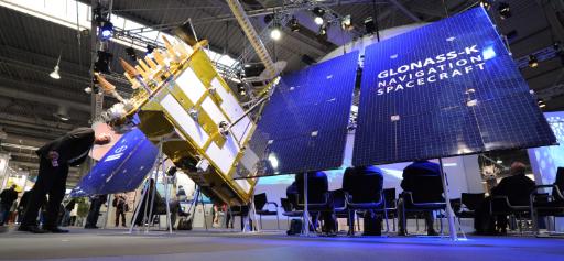 Glonass-Navigationssatellit auf der CeBIT 2011