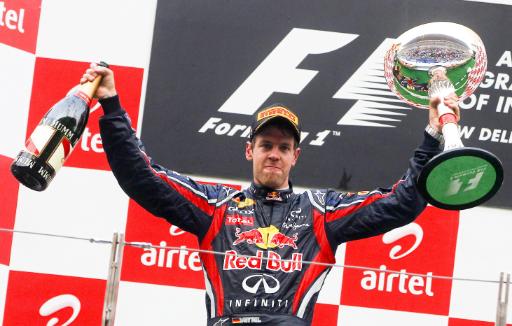 Sebastian Vettel gewinnt auch Indien-Premiere