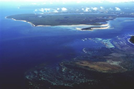 Die entführte Französin lebt auf Manda (Inselgruppe Lamu, Kenia)