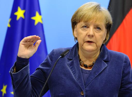 Die deutsche Bundeskanzlerin Angela Merkel beim EU-Gipfel in Brüssel