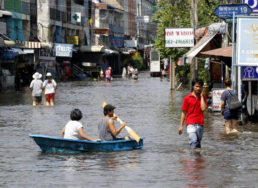 Don Mueang im Norden von Bangkok, 21. Oktober