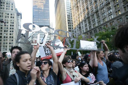 Occupy Wall Street: Demonstration in New York