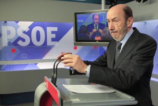 PSOE-Spitzenkandidat Alfredo Pérez Rubalcaba