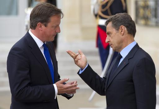 Streithähne: David Cameron und Nicolas Sarkozy (Archivbild)