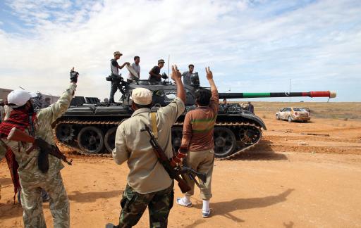 Libysche Rebellen vor Sirte (6. Oktober)