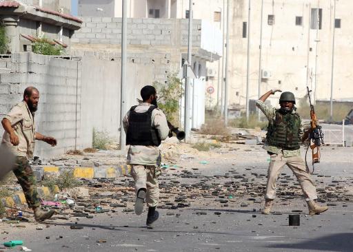Rebellen in Sirte