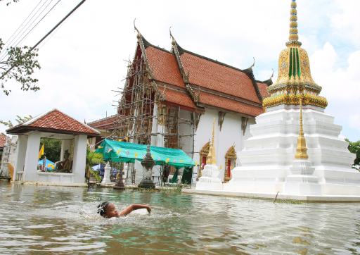 Überschwemmungen in Thailand