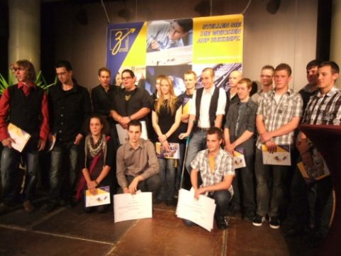 Die diplomierten Gesellen und Meister im Bereich Schreinerausbildung