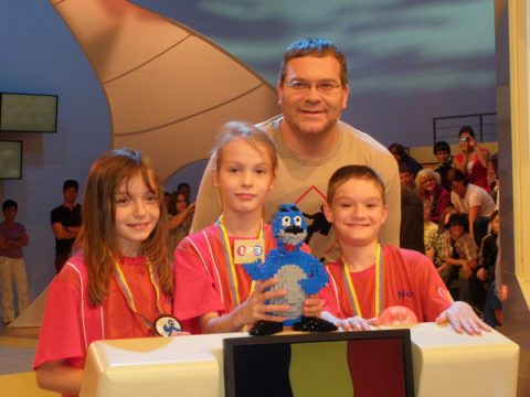 St. Vither Schüler mit Elton bei 1, 2 oder 3