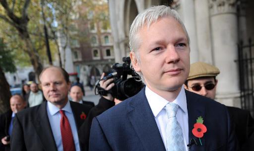 Wikileaks-Gründer Julian Assange vor der Londoner High Court