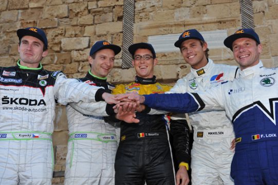 Die fünf Titelkandidaten: Kopecky, Hänninen, Neuville, Mikkelsen und Loix