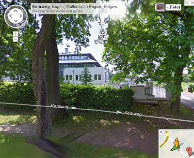 Google Street View: BRF-Funkhaus in Eupen