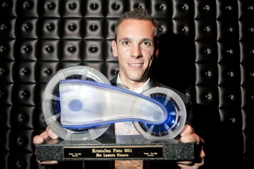 Philippe Gilbert mit Kristallfahrrad ausgezeichnet