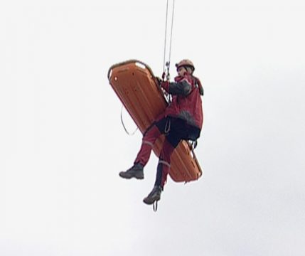Feuerwehrübung: Höhenretter proben den Ernstfall