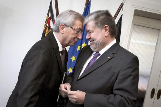 Jean-Claude Juncker erhält Verdienstorden von Kurt Beck