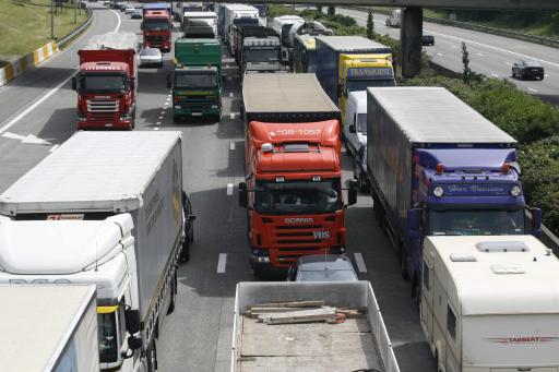 Das Verkehrsaufkommen auf dem Antwerpener Ring