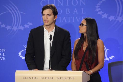 Ashton Kutcher und Demi Moore