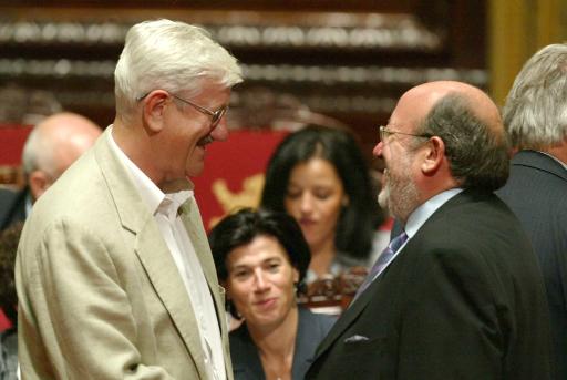 Die besten Freunde: Philippe Moureaux, PS, und Louis Michel, MR (2003)