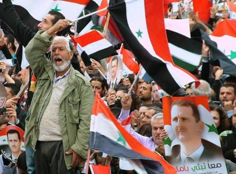 Präsident Assad hat immer noch Anhänger