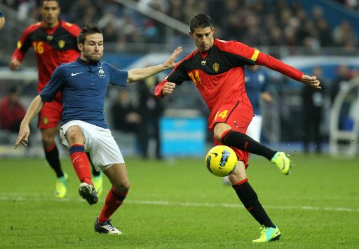 Frankreich - Belgien 0:0: Yohan Cabaye und Kevin Mirallas