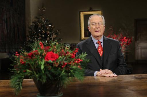 König Albert II bei seiner traditionellen Weihnachtsansprache