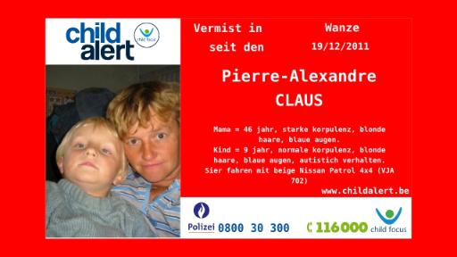 Suchaktion für Pierre-Alexandre Claus und seine Mutter Christa