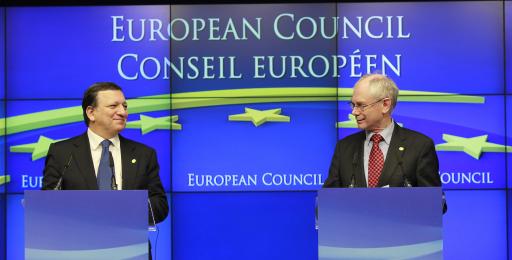 EU-Kommissionspräsident Barroso und Ratspräsident Van Rompuy