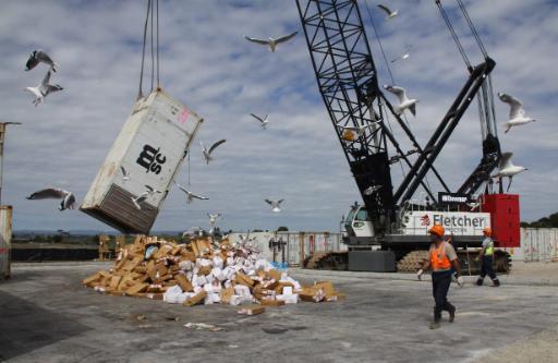 Neu-Seeland: Schifffahrtsbehörde hofft, weitere Container zu entladen