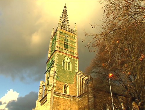 Turm der Eupener Friedenskirche wird instand gesetzt