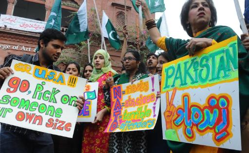 Anti-Nato-Demonstration in Lahore, Pakistan