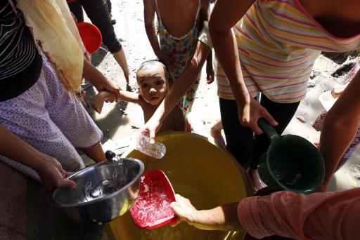 Iligan: Wasser zum Waschen für die Flutopfer