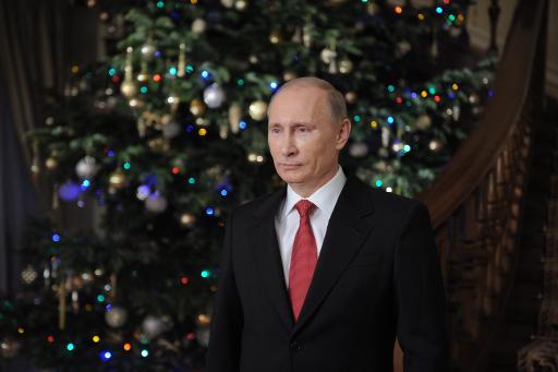 Russlands Premier Wladimir Putin: Frohes neues Jahr