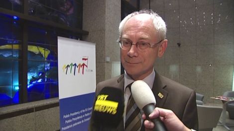 Herman Van Rompuy im VRT-Interview