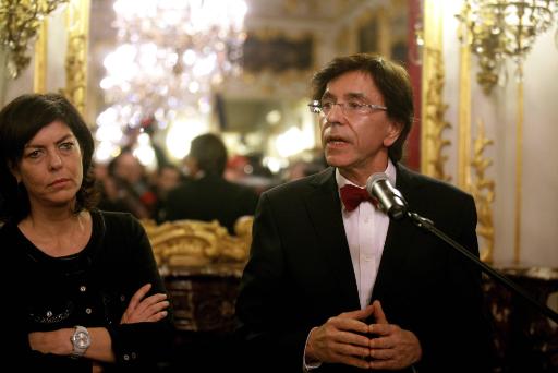 Außenministerin Joëlle Milquet und Premierminister Elio Di Rupo in Lüttich (13.12.)