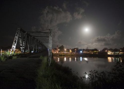 Blick auf den europäischen Weltraumbahnhof Kourou in Französisch-Guayana