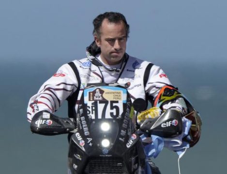 Motorrad-Pilot Jorge Martínez Boero verunglückt bei Rallye-Dakar