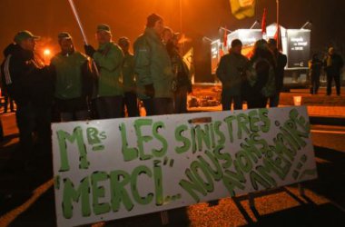 Generalstreik in Belgien: Charleroi