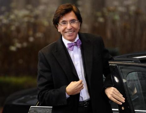 Elio di Rupo am Streiktag gut gelaunt auf dem EU-Parkett