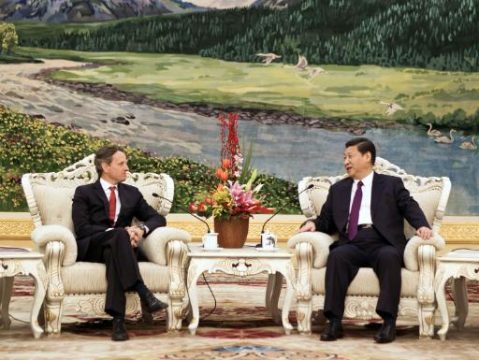 US-Finanzminister Geithner mit Chinas Vize Xi Jinping in Peking
