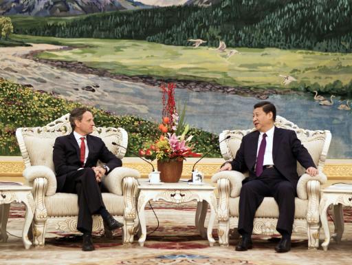 US-Finanzminister Geithner mit Chinas Vize Xi Jinping in Peking