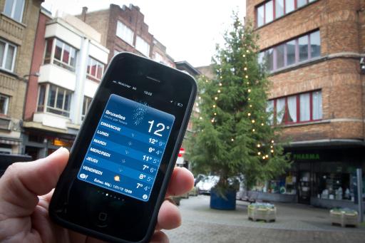 12° am Neujahrstag in Namur