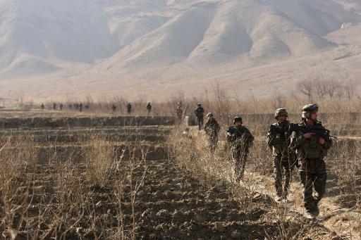 Französische soldaten im Einsatz in der Nähe von Tagab in der Provinz Kapisa