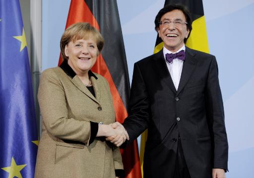 Angela Merkel und Elio di Rupo